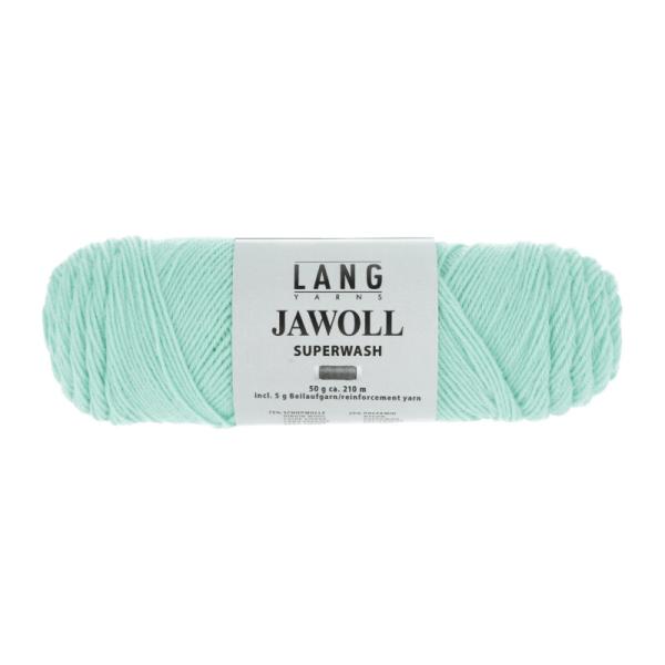Langyarns Jawoll Sockenwolle mit Beilaufgarn superwash Fb. 373 pfeffermint