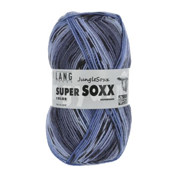 Lang Super Soxx Sockenwolle 4-Fach superwash Fb. 273 Hippo JungleSoxx