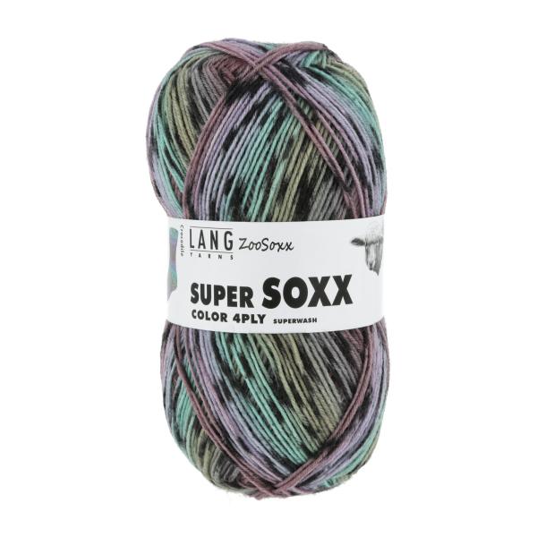 Lang Super Soxx Color Sockenwolle 4-Fach superwash Fb. 427Crocodile