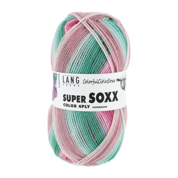 Super Soxx Superwash Fb.507 BuenosAires 4-fach Sockengarn Langyarns