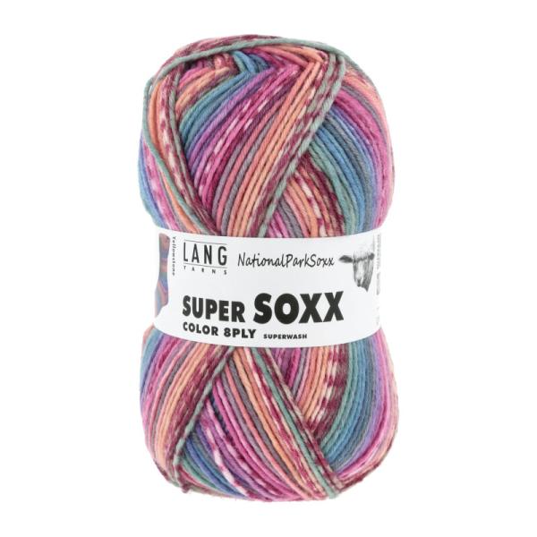Langyarns SuperSoxx Color 8-Fach Sockenwolle Fb. 482 Yellowstone NationalParkSoxx