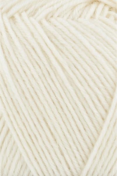 Lang Super Soxx Sockenwolle 6-Fach superwash Fb.94 Wollweiß uni