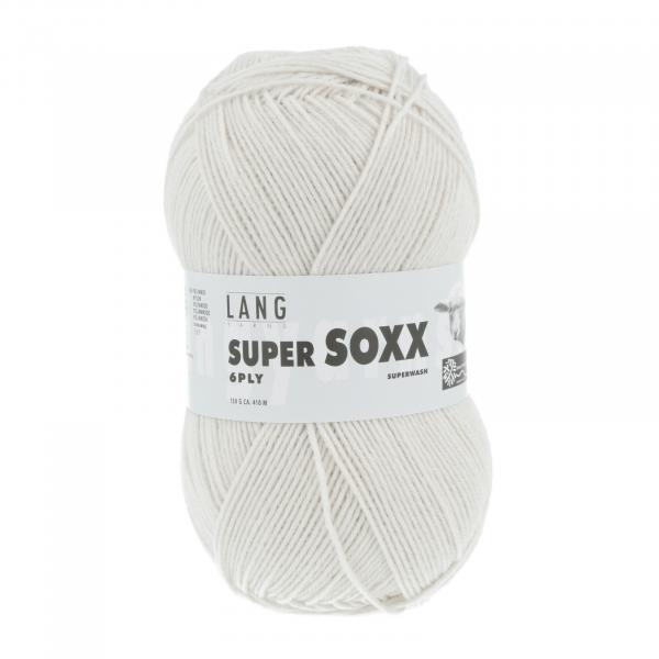 Lang Super Soxx 6-Fach superwash Fb. 123 uni Silbergrau