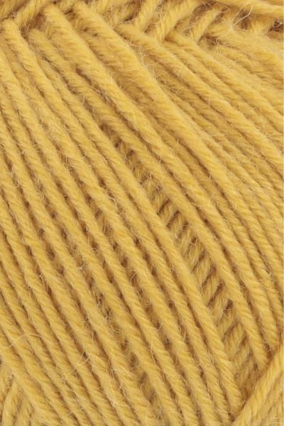 Strumpfwolle Lang Super Soxx 6ply Farbe Senf superwash