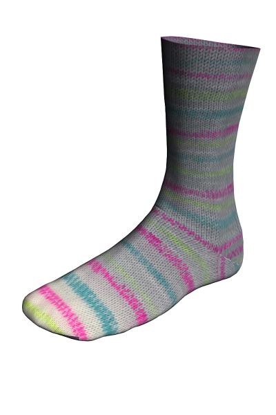 Langyarns SuperSoxx Color Watercolor 4-Fach Sockenwolle Fb. 458 Turner