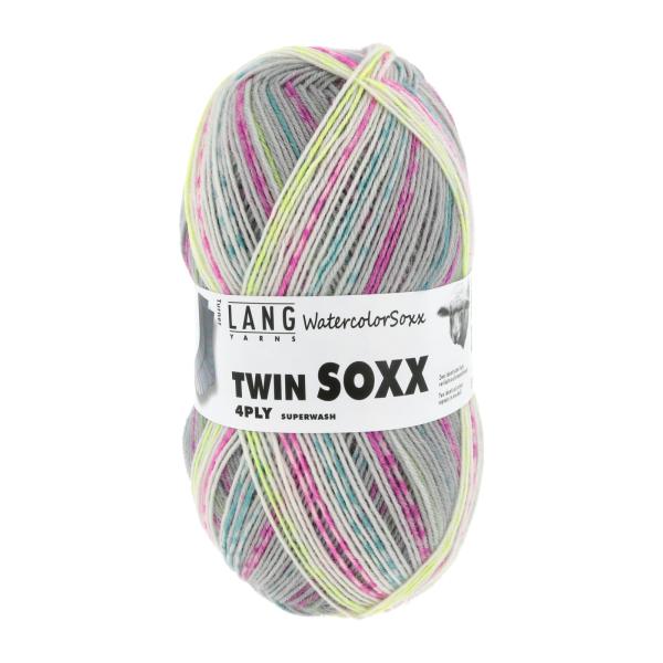 Langyarns SuperSoxx Color Watercolor 4-Fach Sockenwolle Fb. 458 Turner