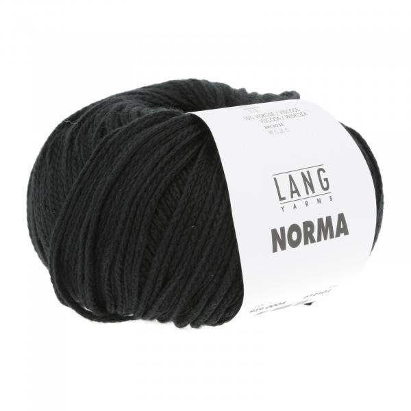 Lang Norma Baumwollmischgarn Fb. 004 schwarz
