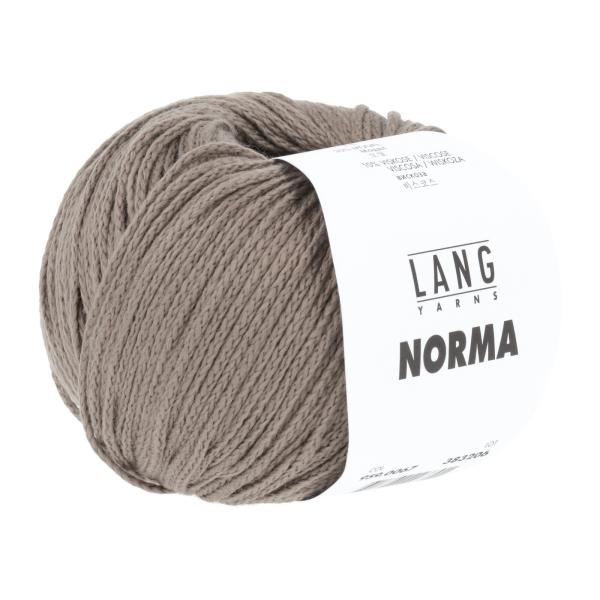 Langyarns Norma Baumwolle-Modal-Garn Fb. 67 Rehbraun