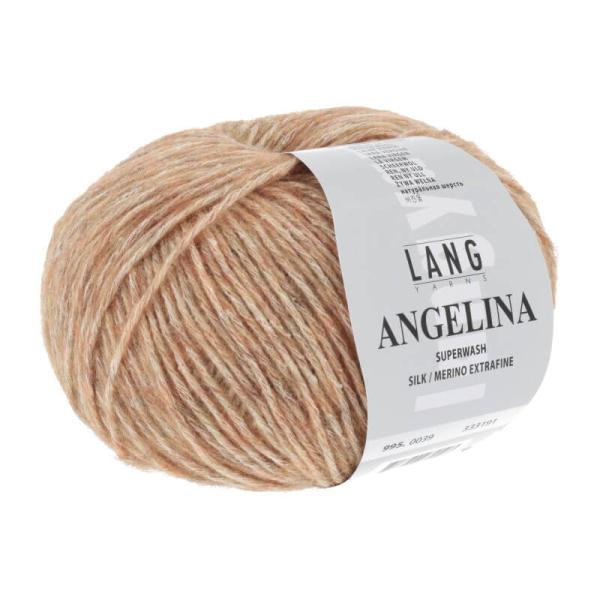 Langyarns Angelina 0039 Orange-grün-braun-meliert