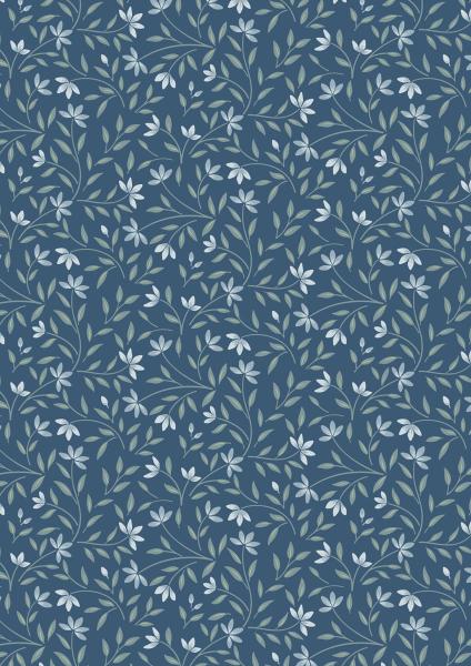 Patchworkbaumwolle The Water Garden CC39-03 Navy Blue Wild Harmony by Lewi´s & Irene