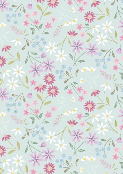 Patchworkbaumwolle Pressed Flowers CC51-3 Canssandra Connoly Lewis Irene
