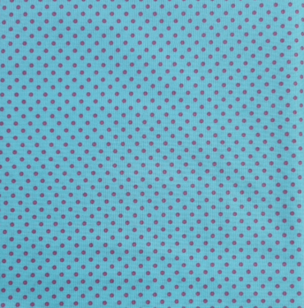 Patchworkbaumwolle Punkte Turkis-Pink Spot by Makower