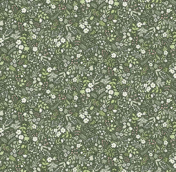 Patchworkbaumwolle Foxwood Wildflower green by makower