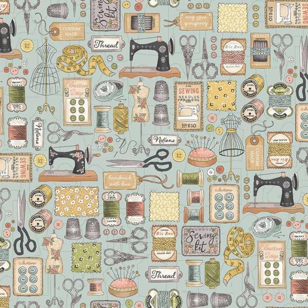 Patchworkbaumwolle Atelier Couture Makower Nähutensilos