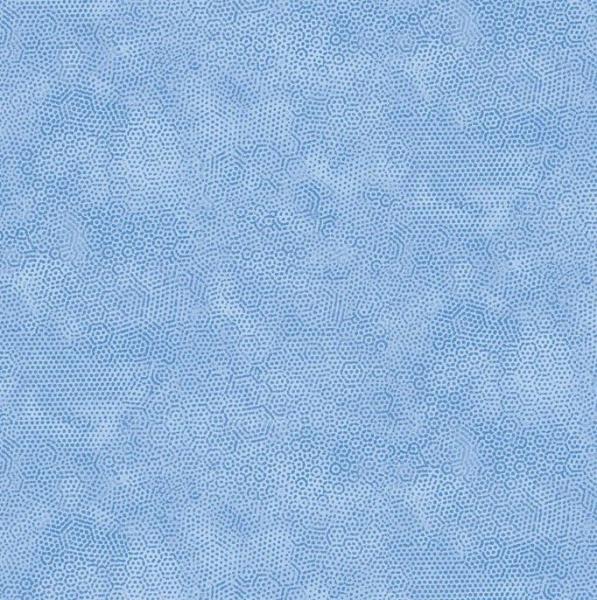 Patchworkbaumwolle Dimples Fb. B9 wild blue yonder hellblau von Andover