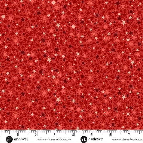 The Nutcracker by Makower UK Twinkle Red