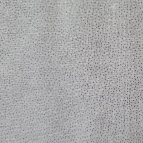 Patchworkbaumwolle Essentials Pin Dot 302 WM Silver On White von Makower