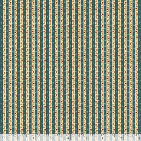 Patchworkbaumwolle Hearthstone by sew n wild oaks Calico Stripe Lynn Wilder for marcus fabrics