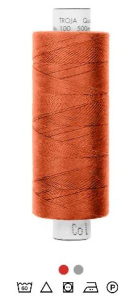 Mettler Nähgarn Troja Allesnäher Polyester 500m Fb 1401 Mandarine