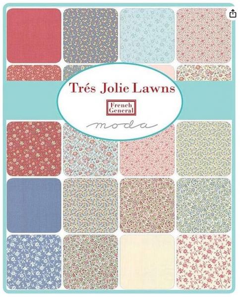 Jelly Roll Moda Tres Jolie Lawns Low Weight