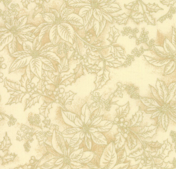 33516-11M Moda Poinsettias cream gold