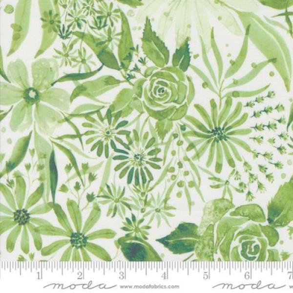 Patchworkbaumwolle Sunshine & Blue Skies Fb. Grass True Blue CJP