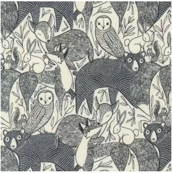Patchworkbaumwolle Woodland Wonder by Gingiber for Moda 48390-11Patchworkbaumwolle Woodland by Gingiber for Moda 48390-11