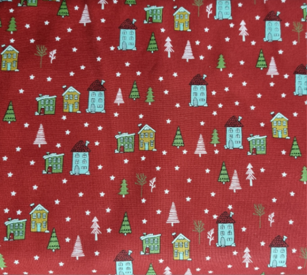 Patchworkbaumwolle Snowkissed by Sweetwater for Moda 55582-12 red