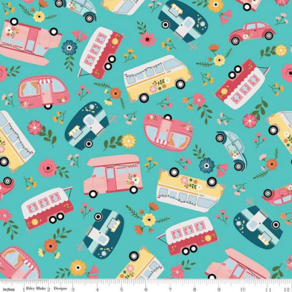 Patchworkbaumwolle Gone Glamping by Lori Whitlock for Riley Blake