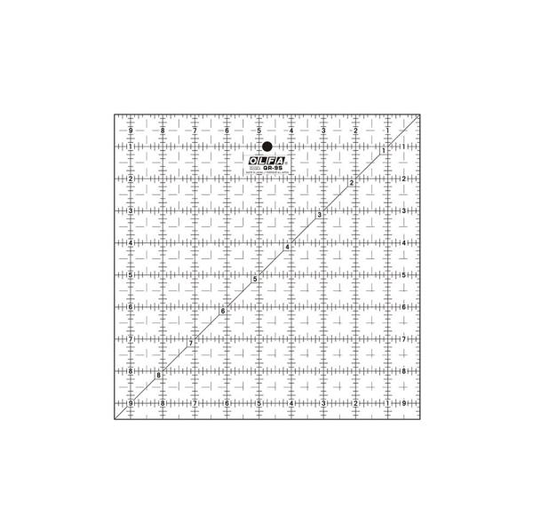 QR-9S Olfa Non-Slip Patchworklineal 9,5 x 9,5 inch