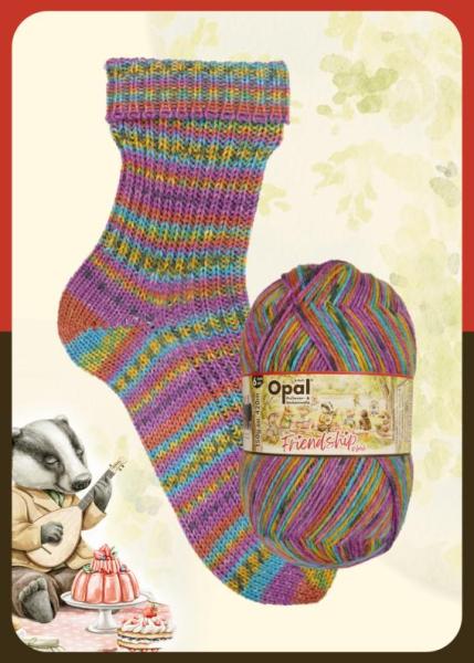 Opal Friendship Zusammen Lachen 11560 6-fach Sockenwolle