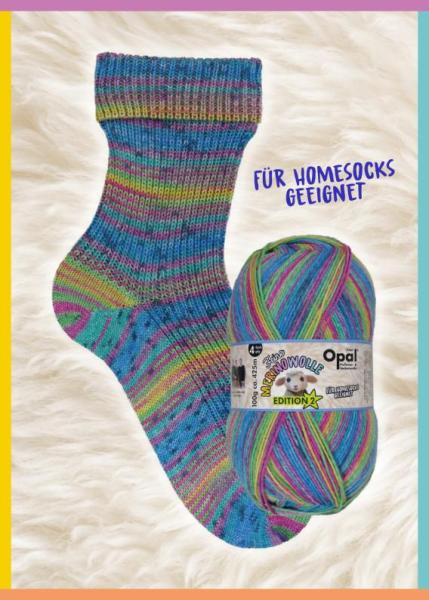 Opal Merino Sockenwolle 4-fach Fb. 11630 Zart