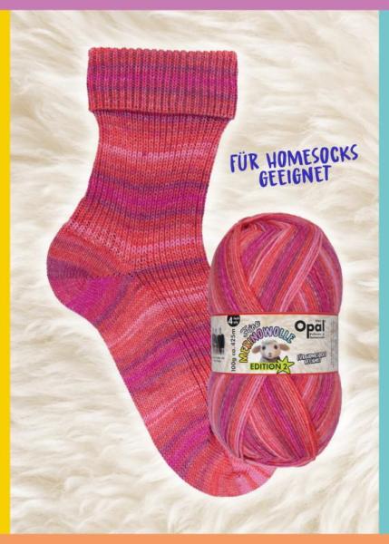 Opal Merino Sockenwolle 4-fach Fb. 11631 Fluffig