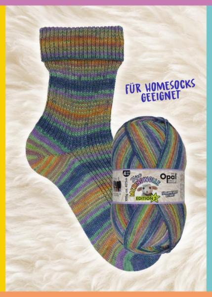 Opal Merino Sockenwolle 4-fach Fb. 11634 Warm