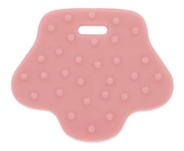 Opry Beißring Tierpfote mit Noppen 68x57mm rosa