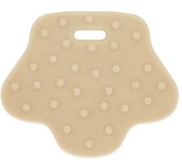 Opry Beißring Tierpfote mit Noppen 68x57mm beige