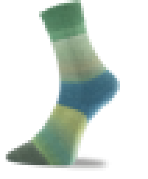 Sockenwolle 4-fädig Golden Socks Saas Fee Fb. 433.04 grau-blau
