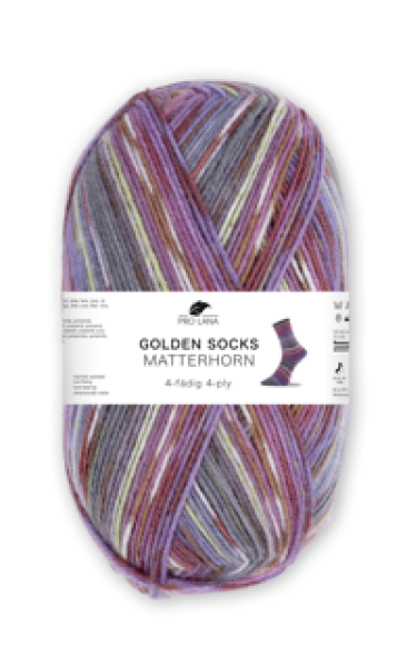 Sockenwolle 4-fädig Golden Socks Matterhorn Fb. 450-06 beere
