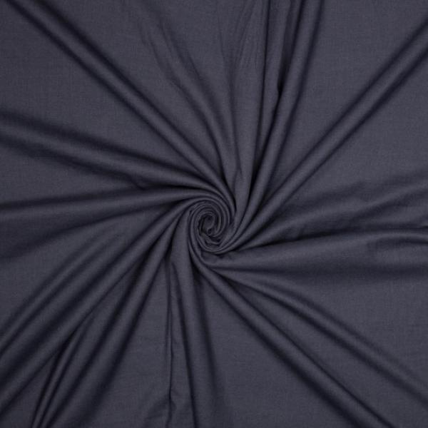 Webware Bambus-Viskose mit recycltem Polyester Fb. Dunkles Denim