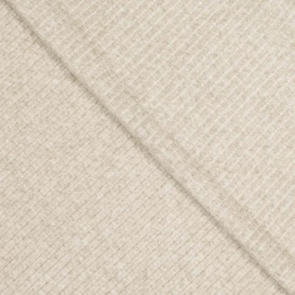 Strickstoff vi/pl/ny Streifen Fb. Beige melange