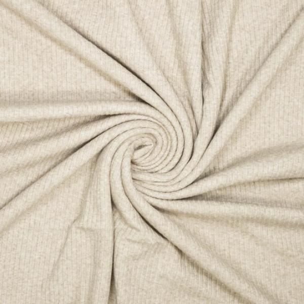 Strickstoff vi/pl/ny Streifen Fb. Beige melange