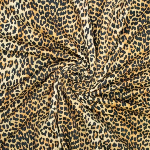 Baumwolle Webware Twill Canvas leopard