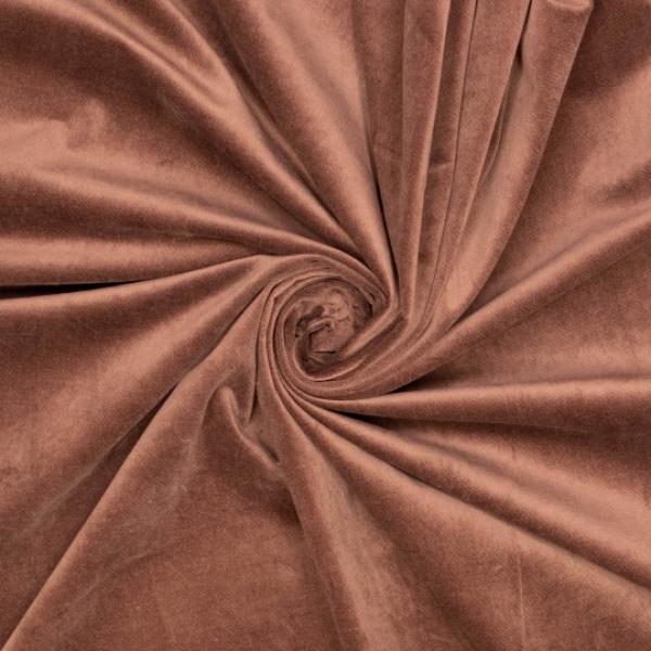 Velvet Samt Baumwolle-Elastan Fb. Braun