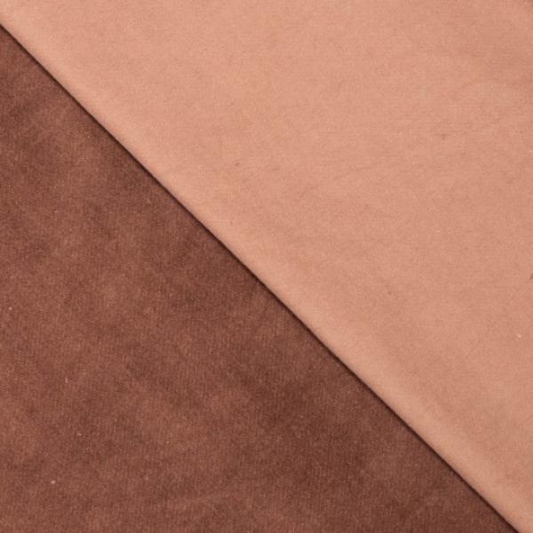 Velvet Samt Baumwolle-Elastan Fb. Braun