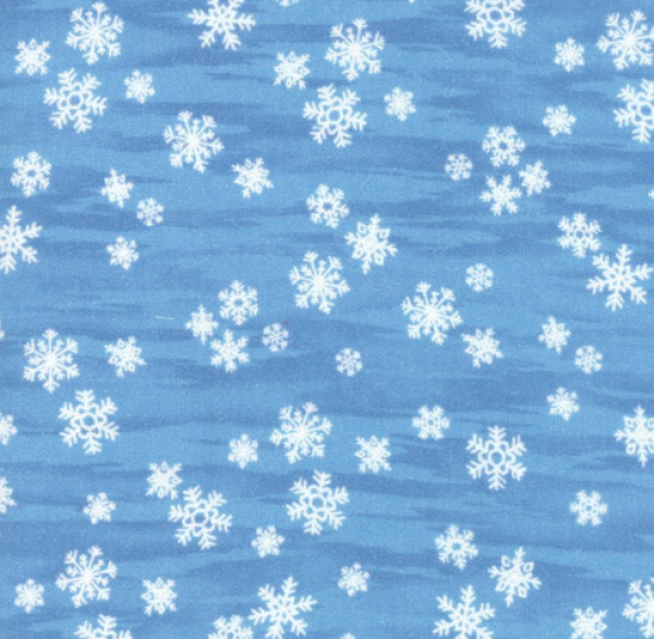 33412-15M Moda Forest Frost Glitter hellblau Sterne