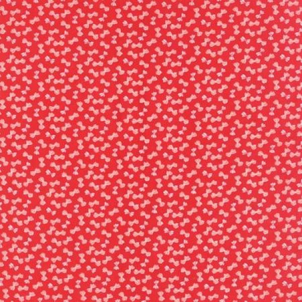 Patchworkbaumwolle Little Ruby Bows red bei Bonnie & Camille
