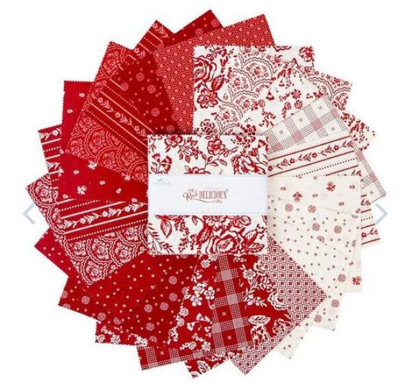 Charm Pack 5 Inch Red Delicious by Riley Blake