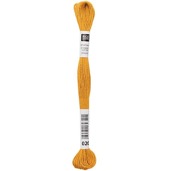 Rico Design Sticktwist 8m 020 goldgelb