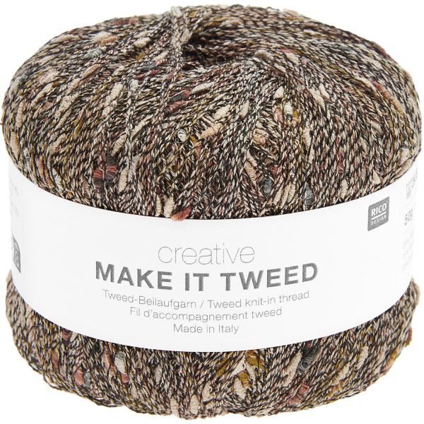 Creative Make It Tweed Beilaufgarn Fb. Classic Braun 50g 475m