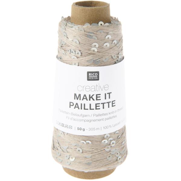 Creative Make It Paillette Fb. 01 Silber von Rico